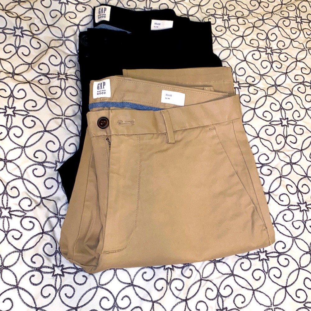 Gap khakis / chinos.